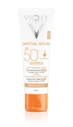 Image de Vichy CAPITAL SOLEIL Soin anti-taches teinté 3-en-1 SPF50+ 50ml