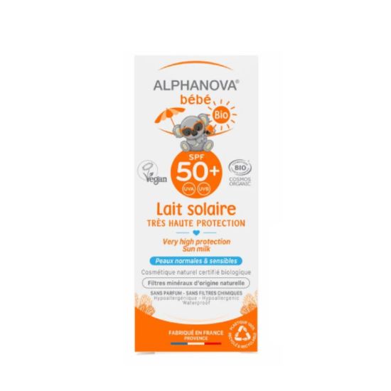 Image de ALPHANOVA LAIT SOLAIRE SPF50+ 50GR