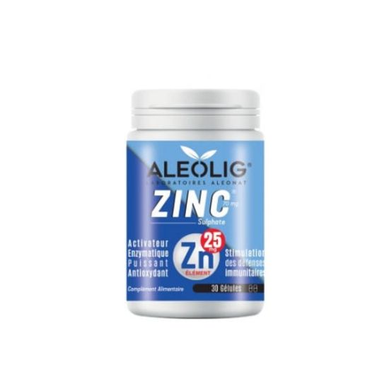 Image de ALEO ZINC 25MG BT/30