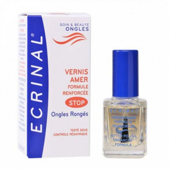 Image de ECRINAL VERNIS AMER STOP AUX ONGLES RONGES 10ML